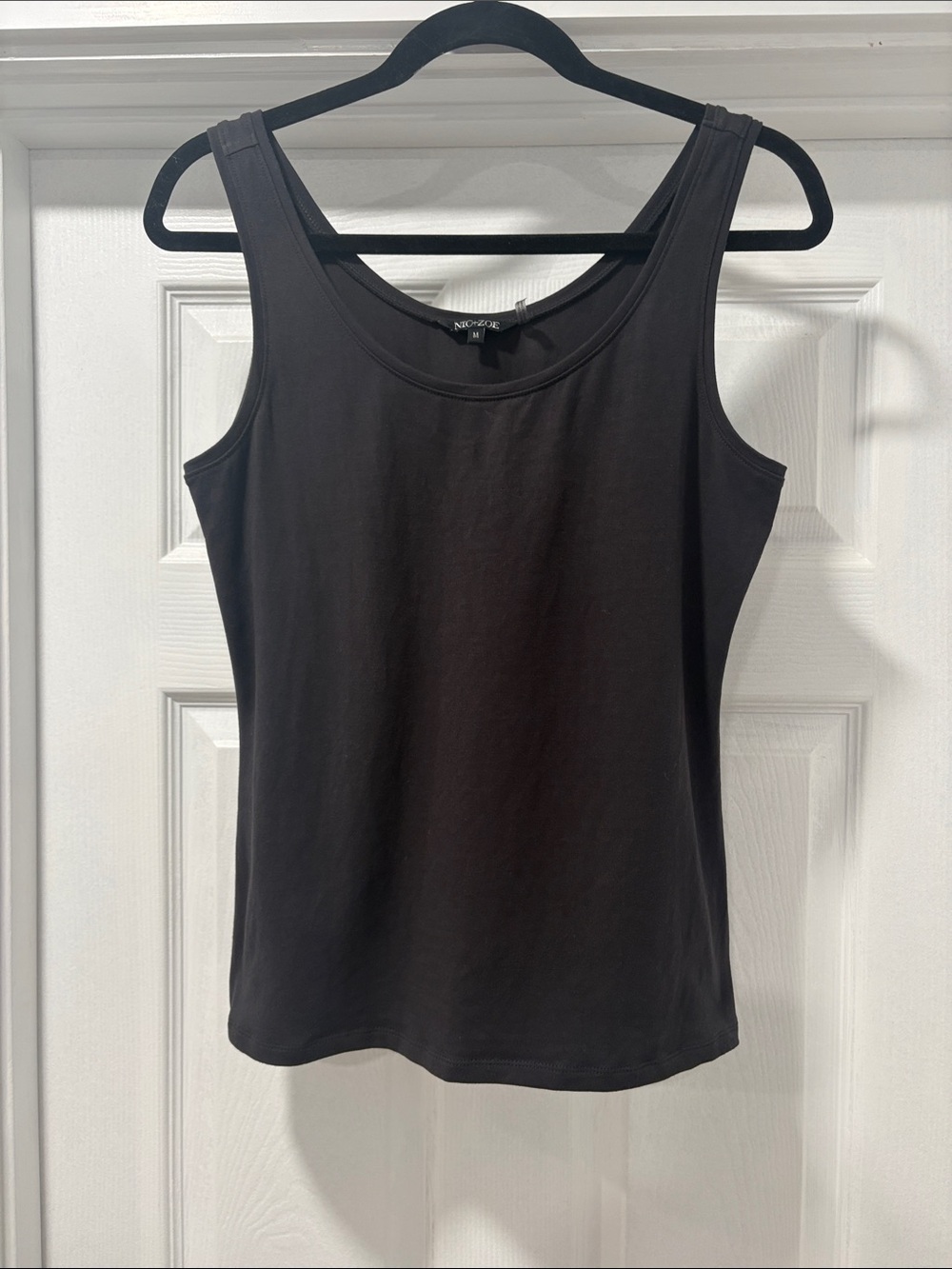 NIC+ZOE Black Scoop Tank Top